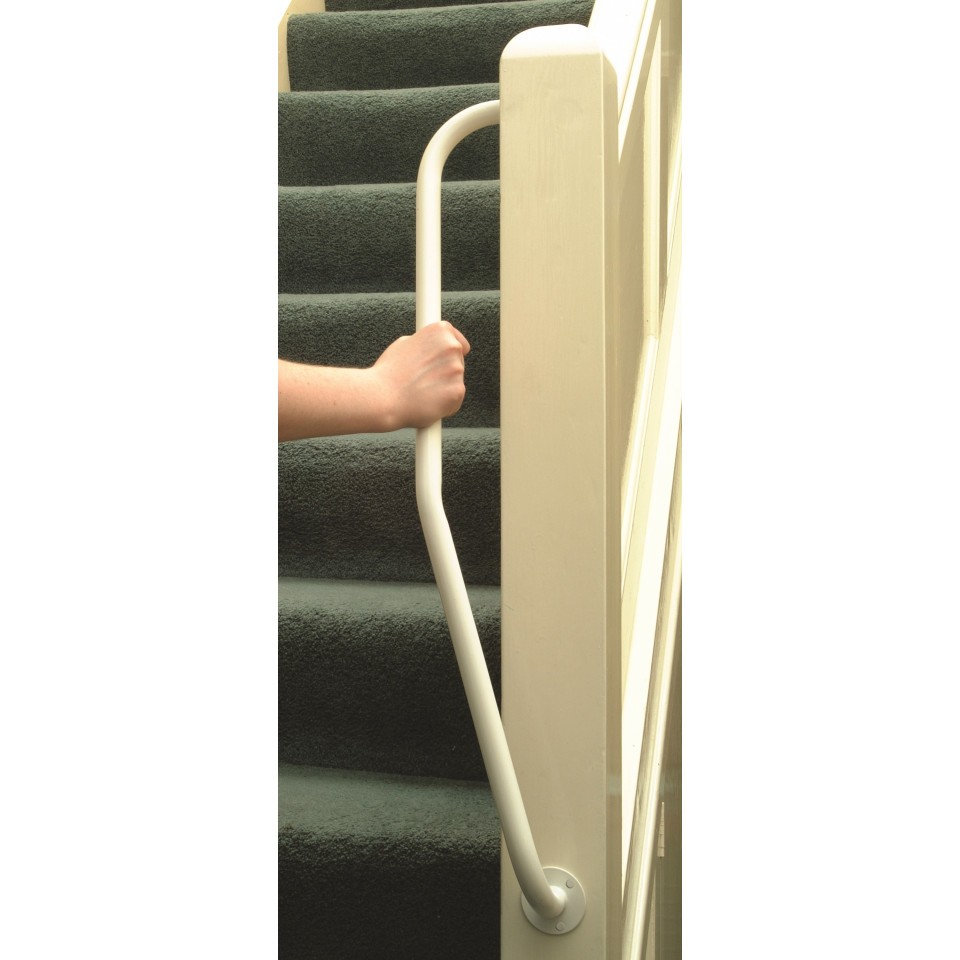 AKW 01745 R Right Hand Power Coated Newel Grab Rail 32MM Diameter ...